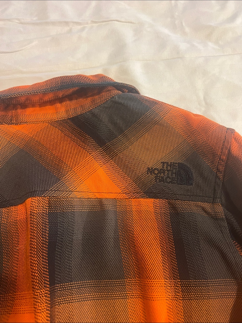 The North Face Orange and Brown Plaid Shirt - Picture 6 of 6